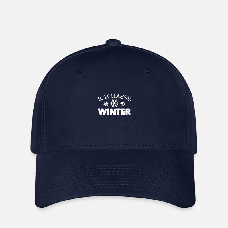 Ich hasse Winter - Flexfit Cap - Navy