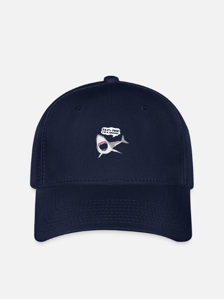 Ich bin ein Hai! - Flexfit Cap - Navy