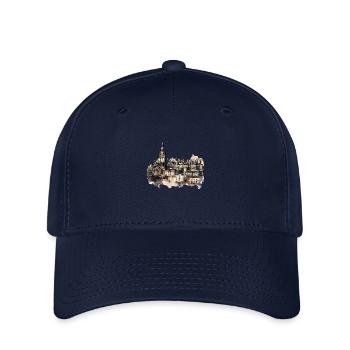 Édimbourg, la capitale de l’Écosse - Casquette Flexfit - marine - Devant