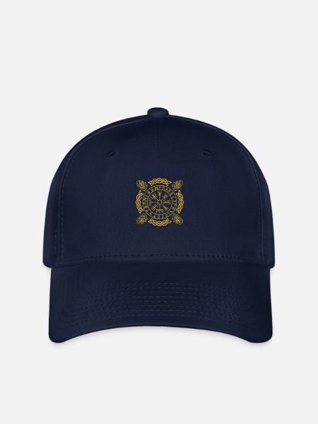 Vegvisir gold - Flexfit Cap - Navy
