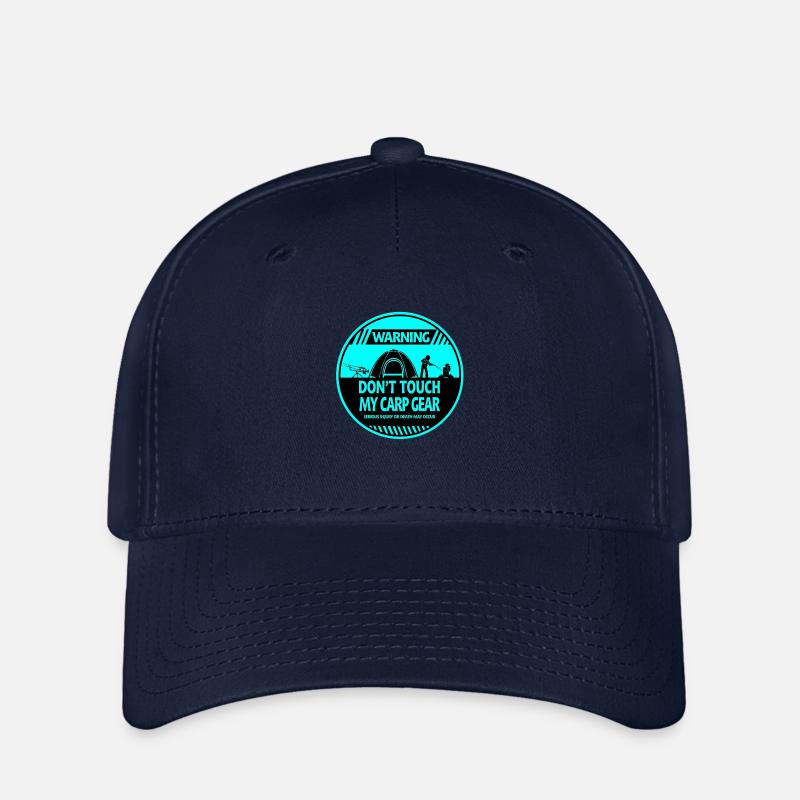 Karpfen-Warnung - Flexfit Cap - Navy