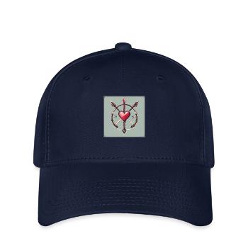 Embrace Love with Our Cozy Collection - Casquette Flexfit - marine - Devant