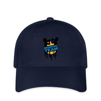 drinking_team_graffiti_stamp - Casquette Flexfit - marine - Devant
