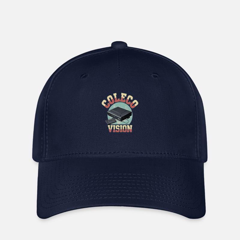 Colecovision Retro Heimspielsystem 80 s - Flexfit Cap - Navy