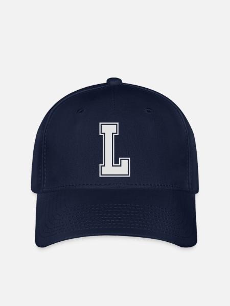 Buchstabe L - Flexfit Cap - Navy