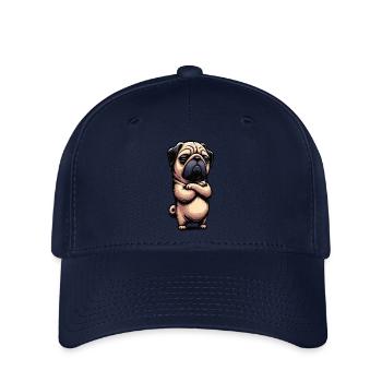 Carlin Carlin Propriétaire de carlin Amoureux du carlin Porte-carlin - Casquette Flexfit - marine - Devant