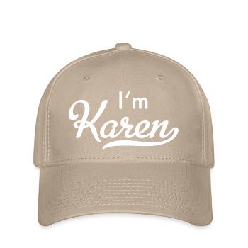 I'm Karen - Flexfit Cap - khaki - Front