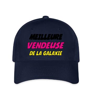 MEILLEURE VENDEUSE DE LA GALAXIE - Casquette Flexfit - marine - Devant