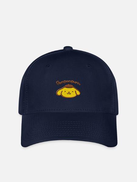 Pompompurin Stick Portrait - Flexfit Cap - Navy