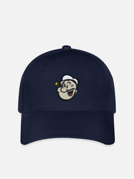 Popeye Als Stickmotiv - Flexfit Cap - Navy