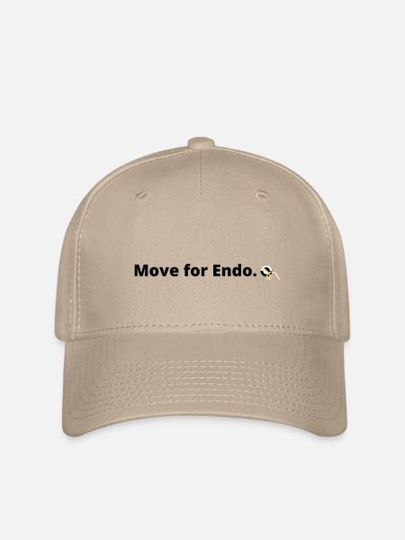 Move For Endo [schwarz] - Flexfit Cap - Khaki