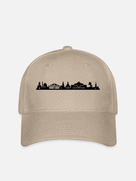 Skyline Dresden lang - Flexfit Cap - Khaki
