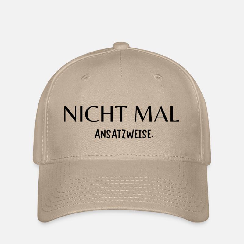 "Nicht mal anatzweise – Statement - Flexfit Cap - Khaki
