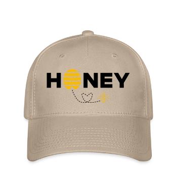 Honey Biene - Flexfit Cap - Khaki - Vorne