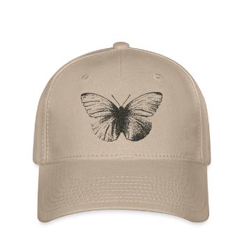 Schmetterling - Flexfit Cap - Khaki - Vorne