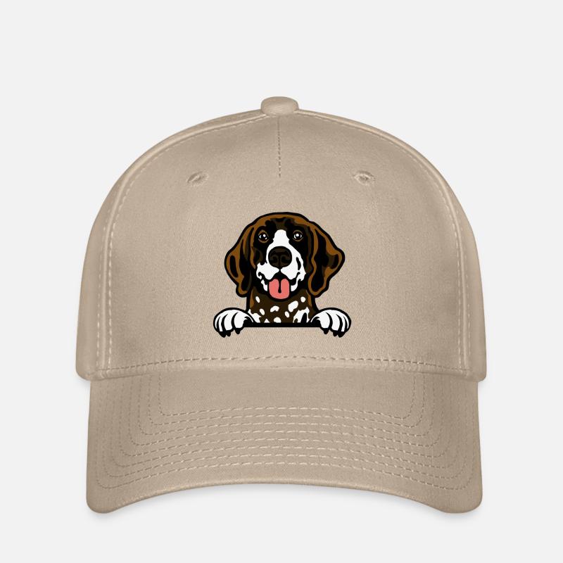 German Shorthaired Pointer Elegance - Flexfit Cap - khaki