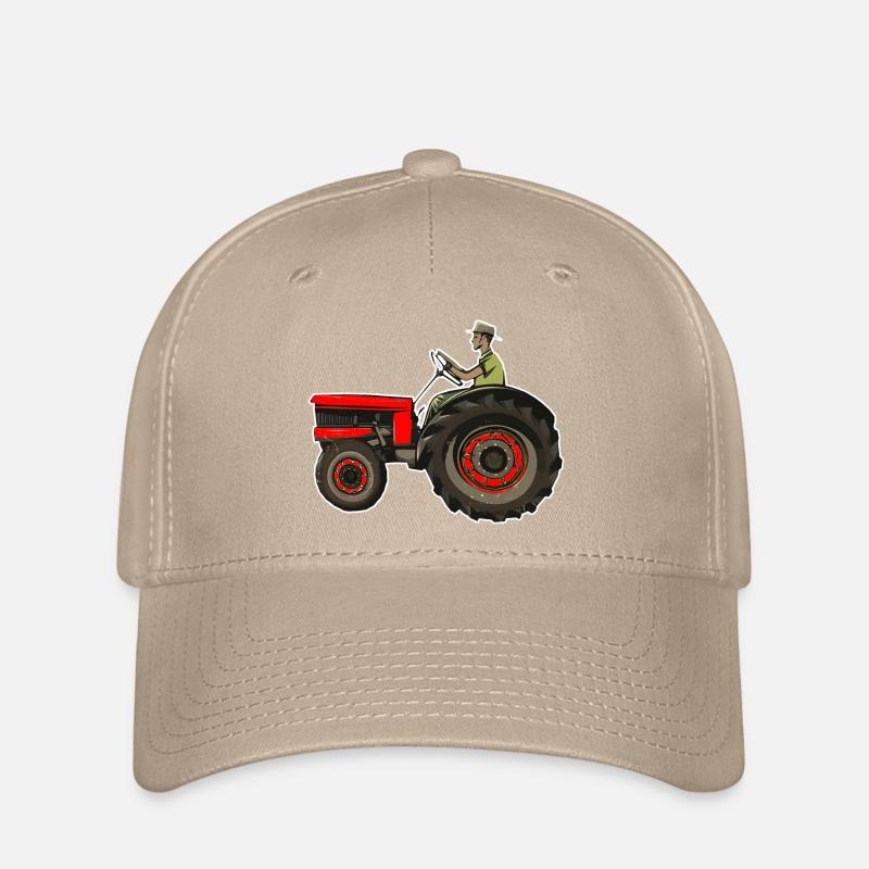 Tractor driver - Flexfit Cap - khaki