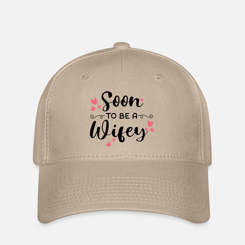 Soon To Be A Wifey - Flexfit Cap - khaki