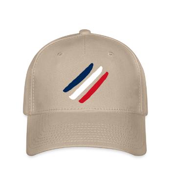 France Flag - Flexfit Cap - khaki - Front