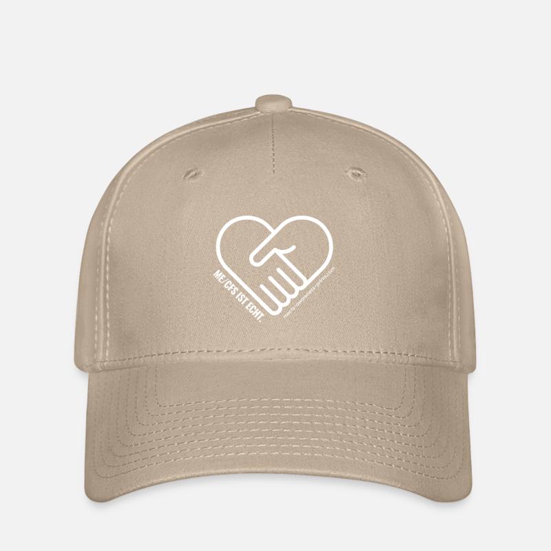 AWARENESS HERZ -white - Flexfit Cap - Khaki