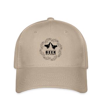 Beer with Friends - Flexfit Cap - Khaki - Vorne