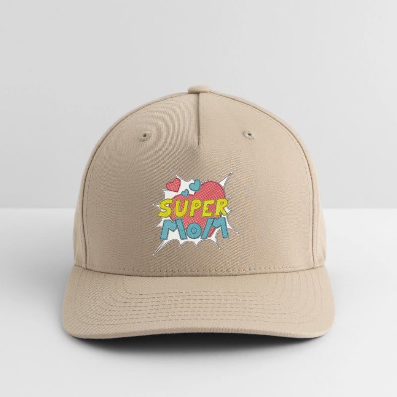 Muttertag supermom Super Mom beste Mutter Comic Flexfit Cap