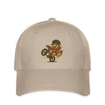 BMX Style – Frettchen in Action - Flexfit Cap - Khaki - Vorne