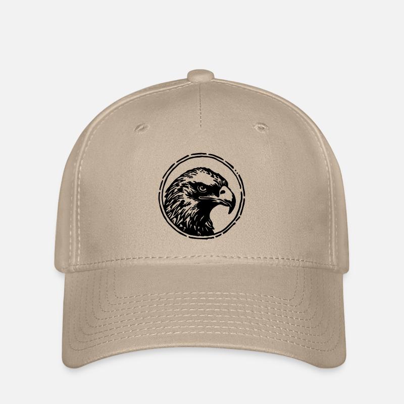 Aigle Tête d’aigle - Casquette Flexfit - kaki