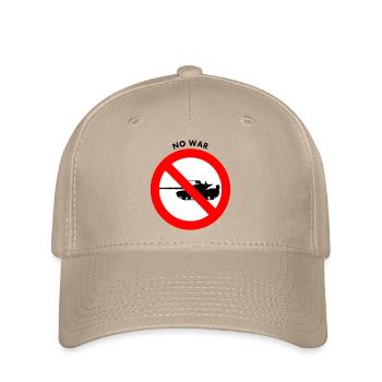 No war - Casquette Flexfit - kaki - Devant