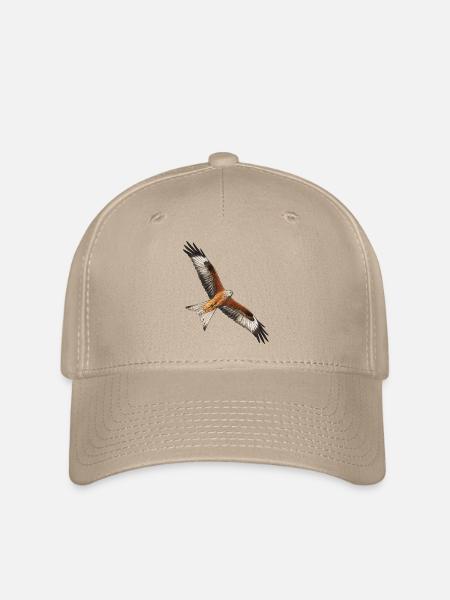 Rotmilan fliegend - Flexfit Cap - Khaki
