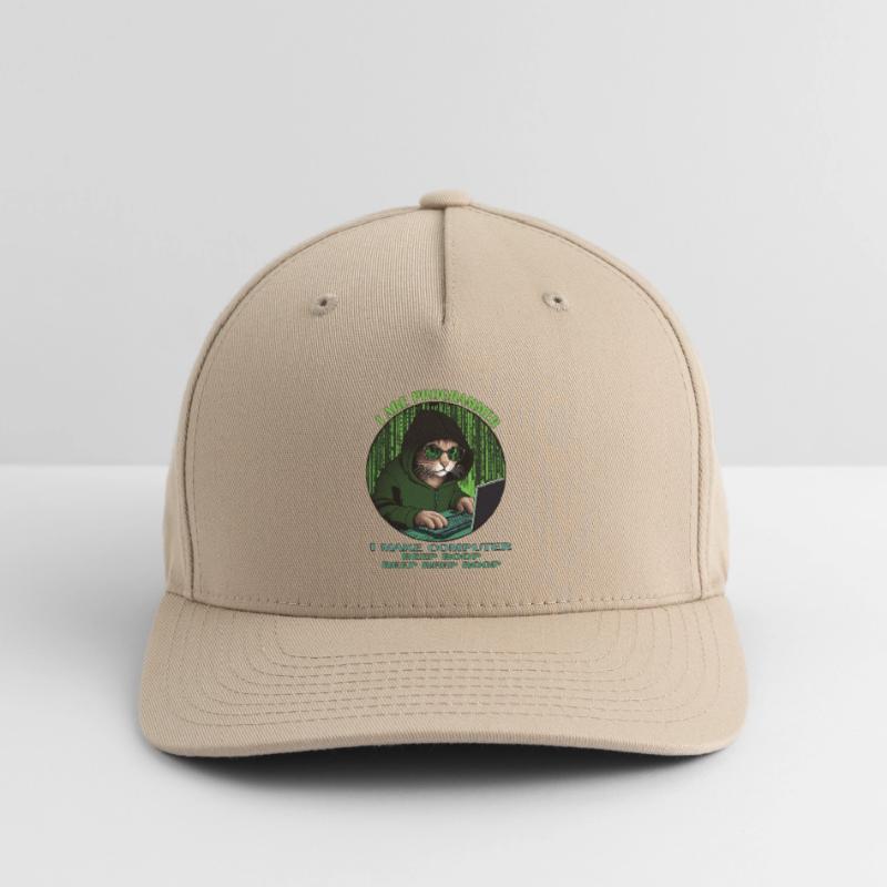 I are programmer, green, programming cat Flexfit Cap