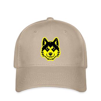 Akita Dog Head - Flexfit Cap - khaki - Front