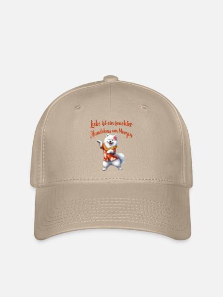 Liebe ist ein feuchter Hundekuss am Morgen - Flexfit Cap - Khaki