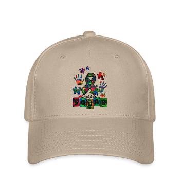 Autisme Super-héros Soignant Puzzle Enfants Anormaux - Casquette Flexfit - kaki - Devant