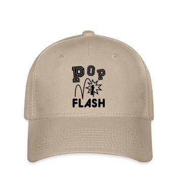 POP FLASH - Flexfit Cap - Khaki - Vorne