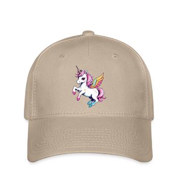 Licorne Unicorn Kawaii - Casquette Flexfit - kaki - Devant