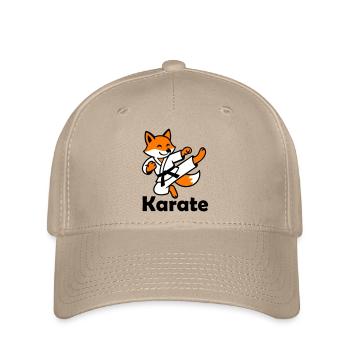 Karate Fox - Flexfit Cap - khaki - Front