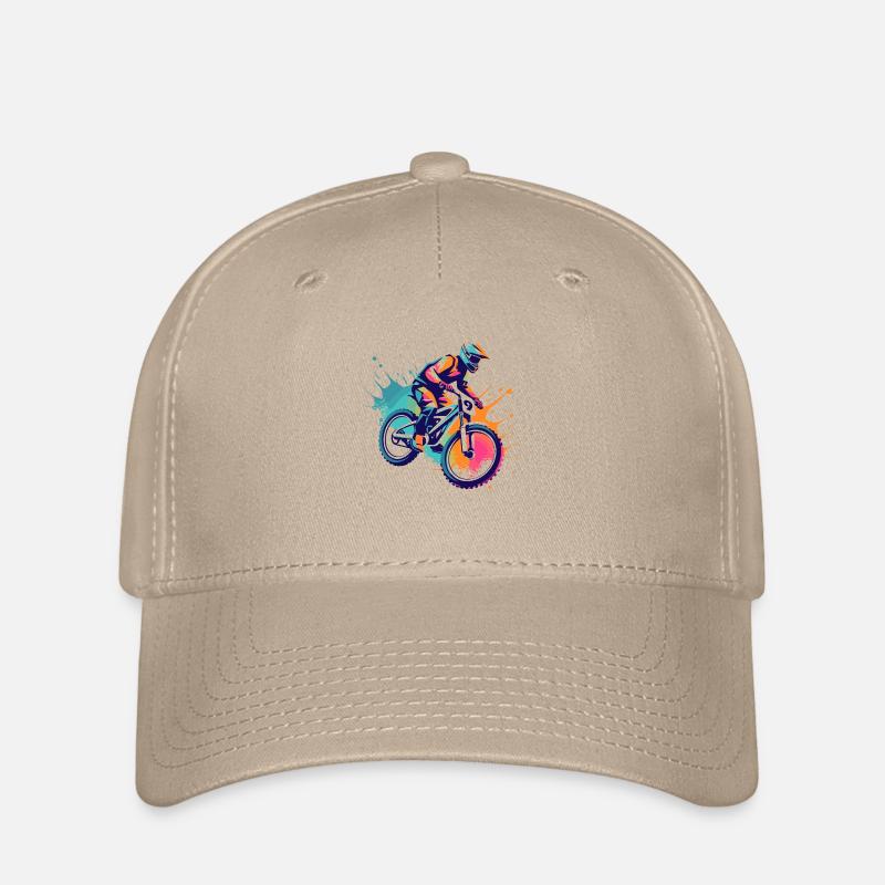 Conception de VTT - Casquette Flexfit - kaki