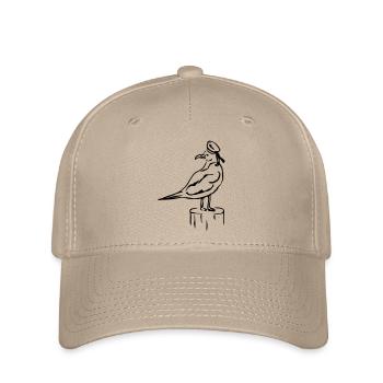 JOHNNY THE SAILOR SEAGULL - Flexfit Cap - Khaki - Vorne
