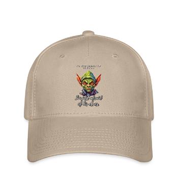 Ich habe keine Angst vor dem Weihnachtsmann... - Flexfit Cap - Khaki - Vorne