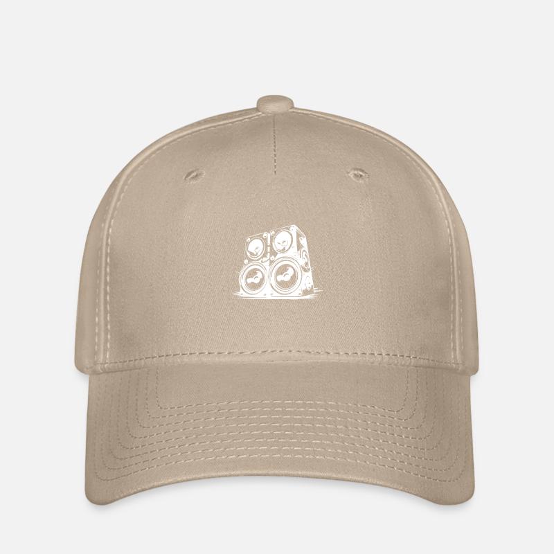 Musique Boxe Symbole Basse - Casquette Flexfit - kaki