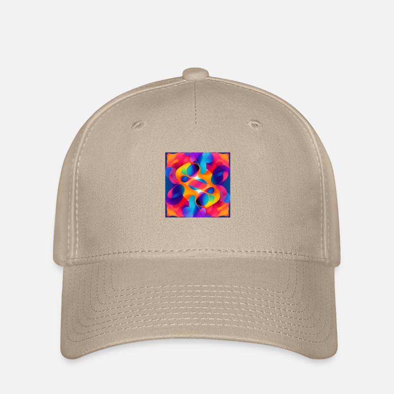 Abstrakt - Flexfit Cap - Khaki
