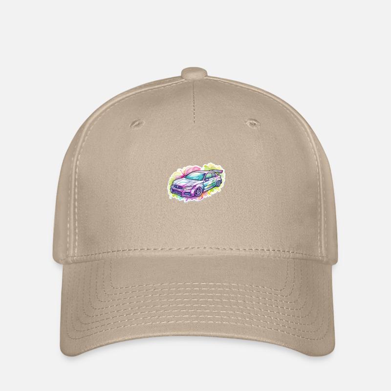 Auto - Illustration - Flexfit Cap - Khaki