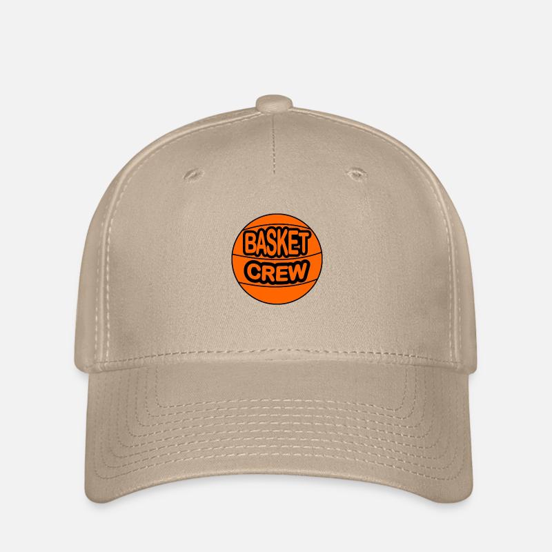 BASKET CREW - Flexfit Cap - khaki