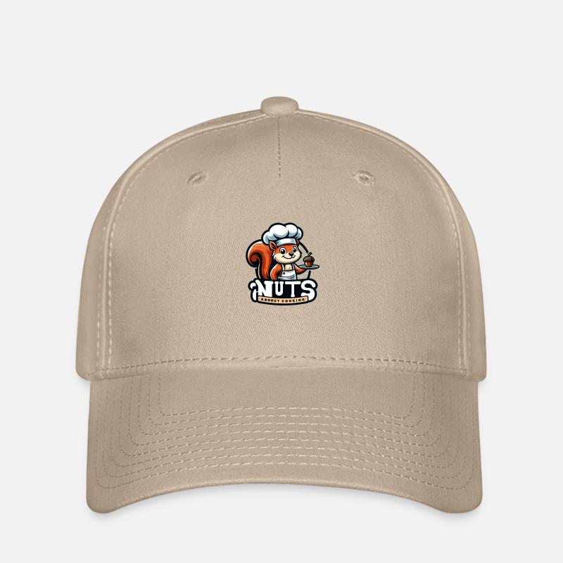 Nuts about Cooking - Flexfit Cap - khaki