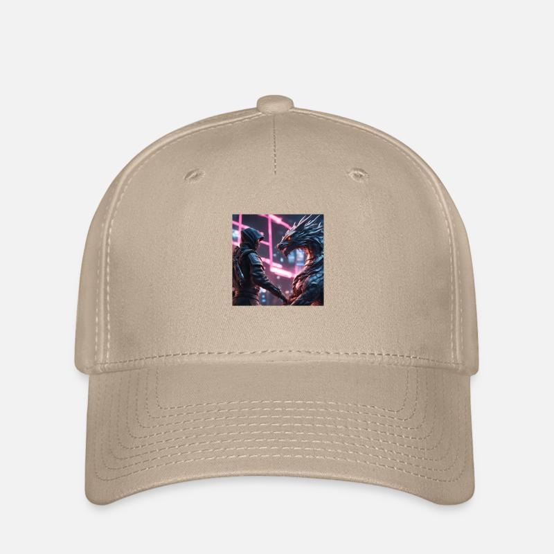 Ninja Dragon - Casquette Flexfit - kaki