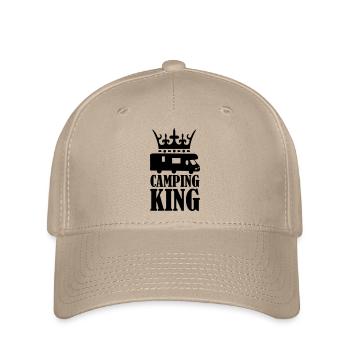 camping_king_01 - Flexfit Cap - Khaki - Vorne