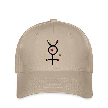 Mercury Symbol - Flexfit Cap - khaki - Front