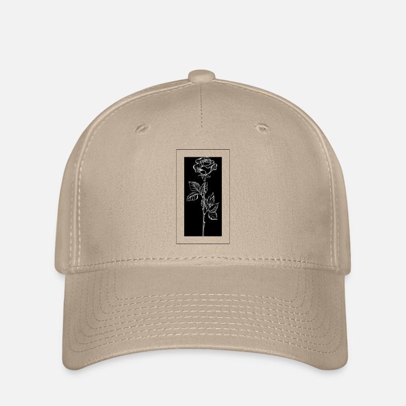 Kontrastblüte - Flexfit Cap - Khaki
