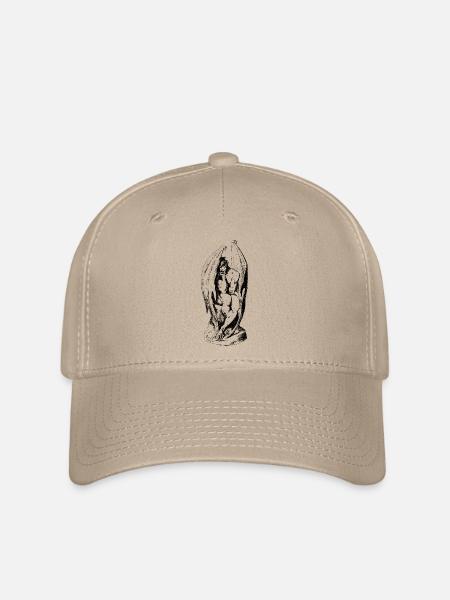 Nachdenklicher Satan - Flexfit Cap - Khaki